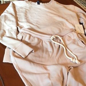 Long sleeve beige set